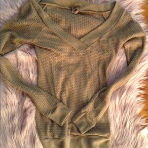 Tan long Sleeve Shirt